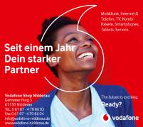Zeitungsanzeige Vodafone Shop Hanau